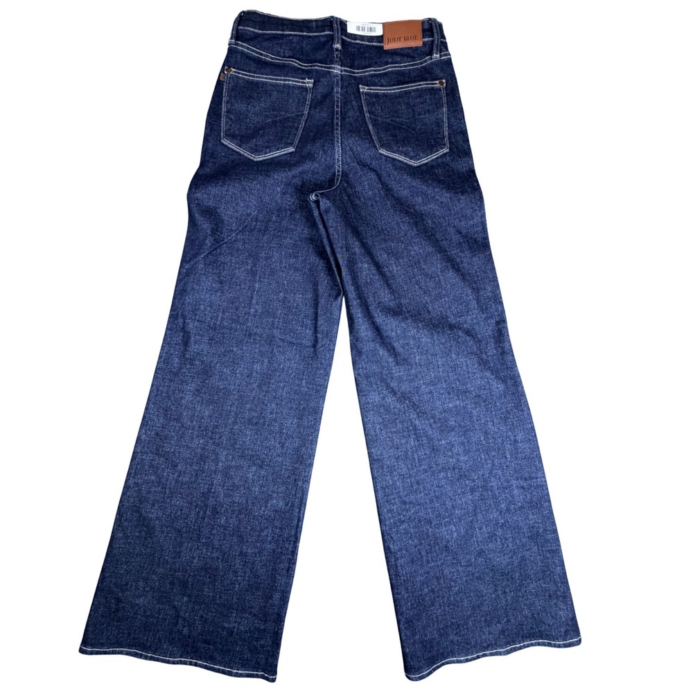 Judy Blue Retro Wide Leg Size 9/29 Jeans Dark Rinse Indigo JB88849 NEW - Picture 2 of 11